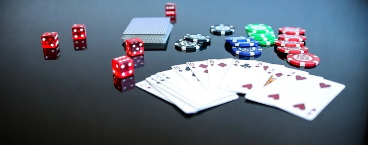 cards, chips, dices